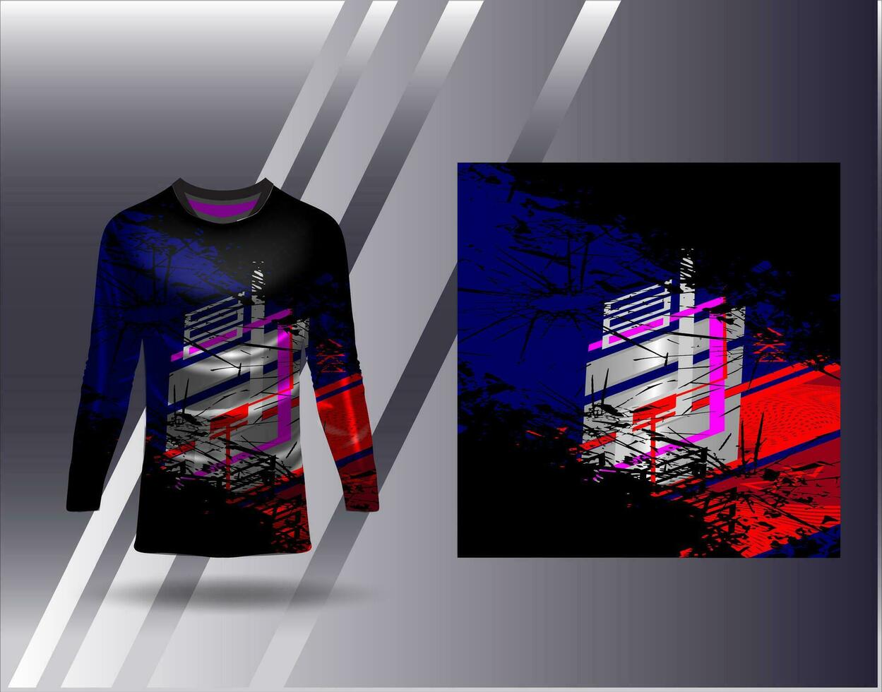 Deportes jersey y camiseta modelo Deportes diseño para fútbol americano carreras juego de azar jersey vector