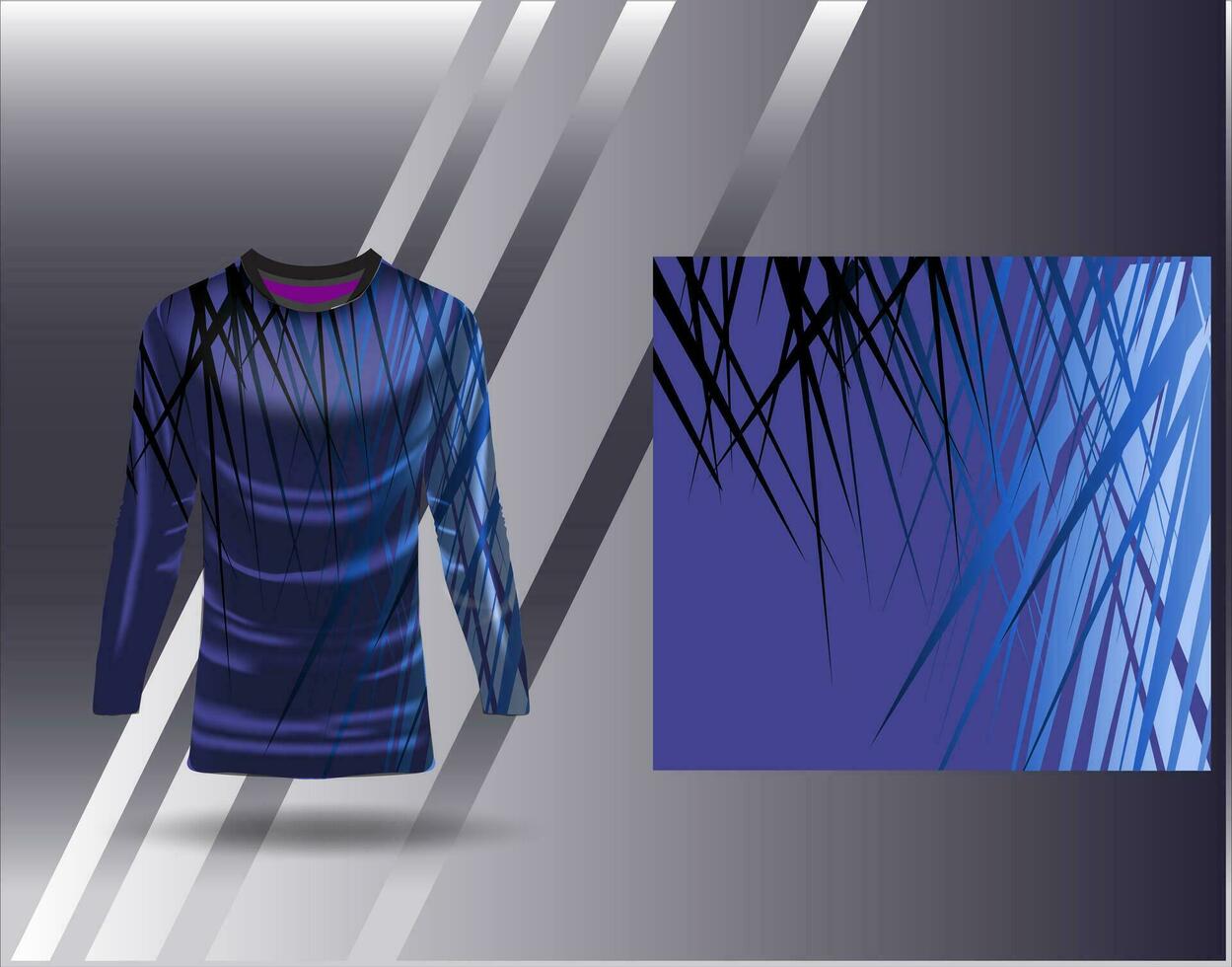 Sports jersey and tshirt template sports design for football racing gaming jersey vector