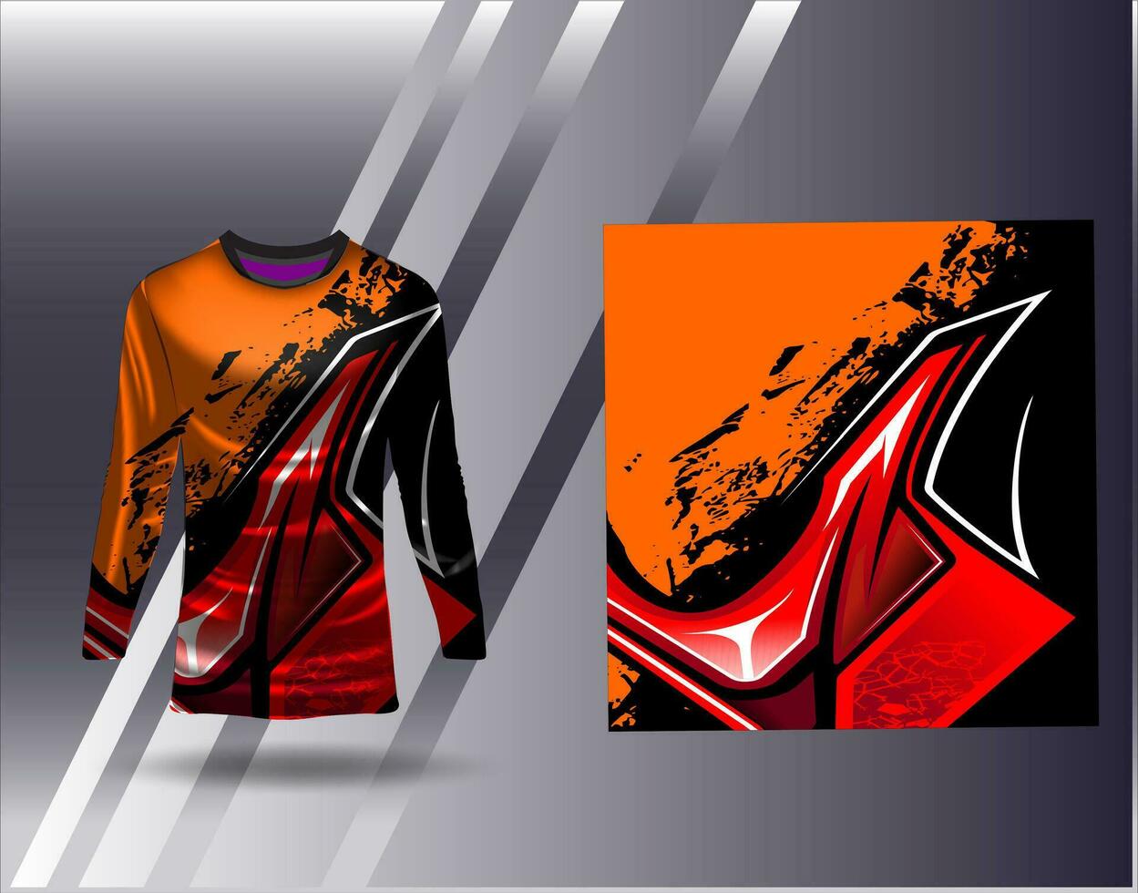 Deportes jersey y camiseta modelo Deportes diseño para fútbol americano carreras juego de azar jersey vector