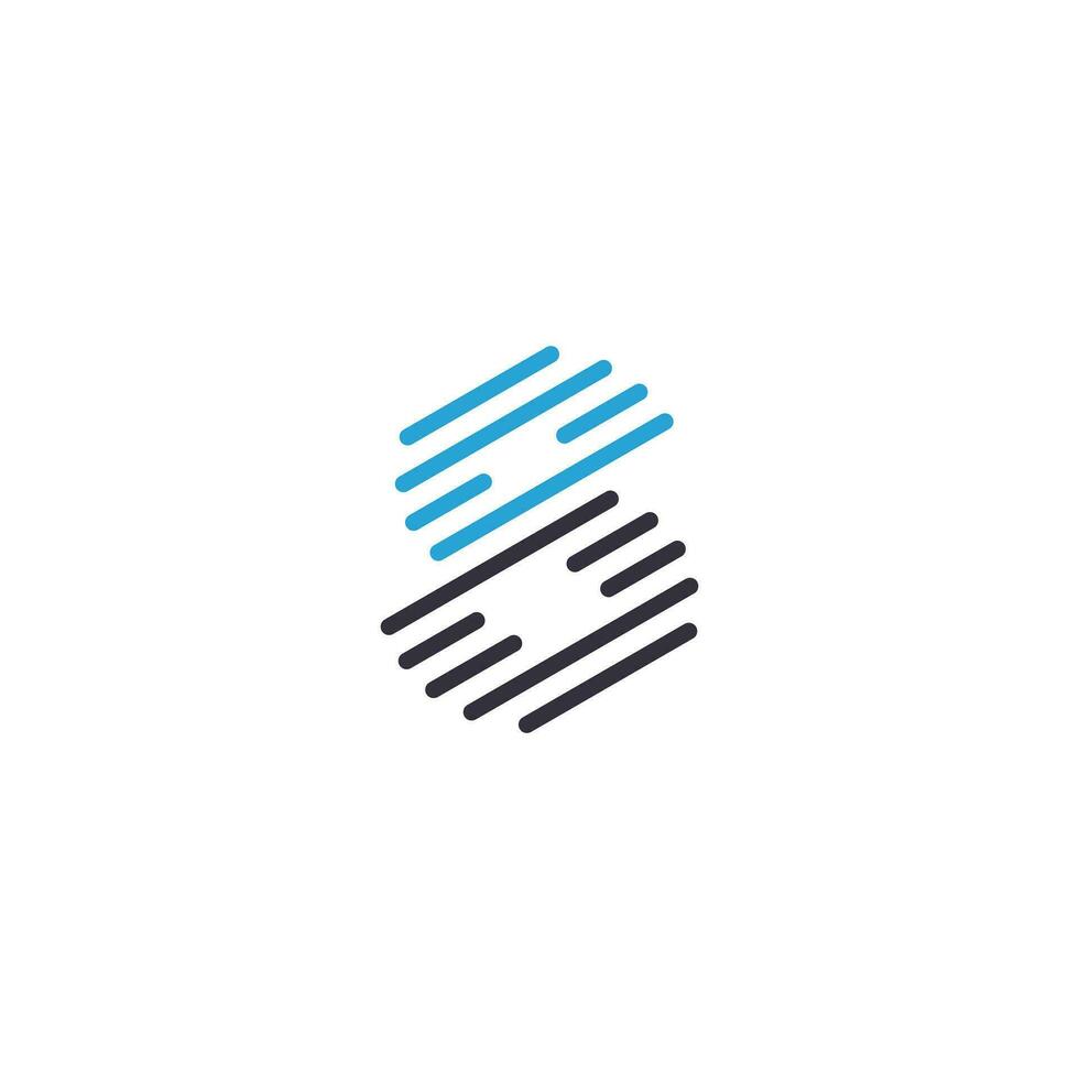 Letter S logo design icon element for business or initial vector