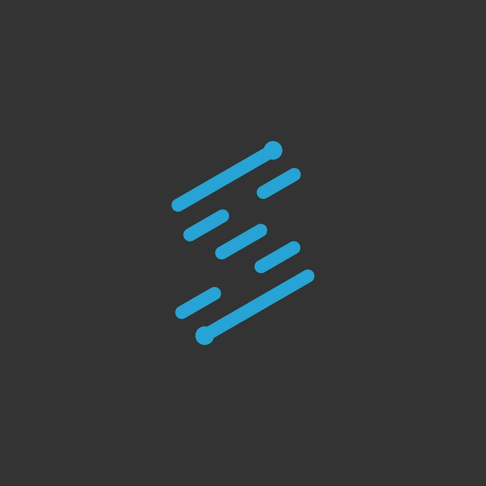 Letter S logo design icon element for business or initial vector