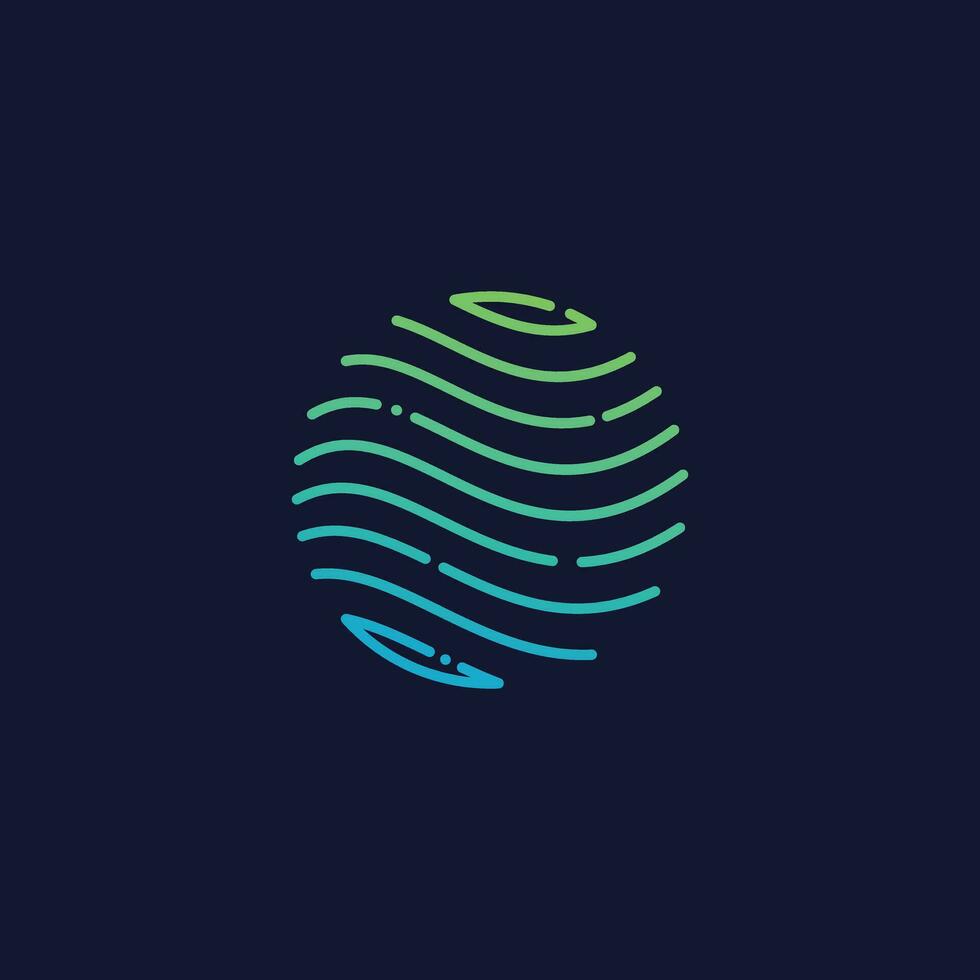 Globe logo design icon vector with modern style
