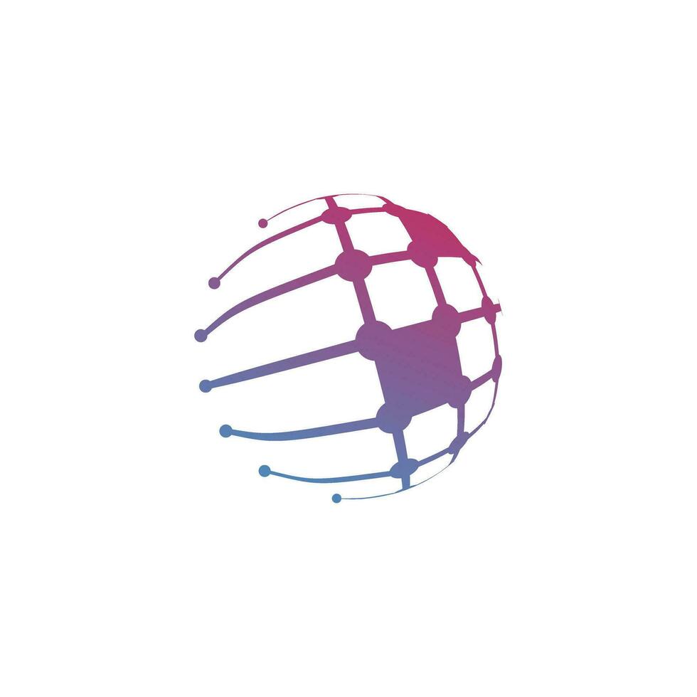 Globe logo design icon element vector with modern style