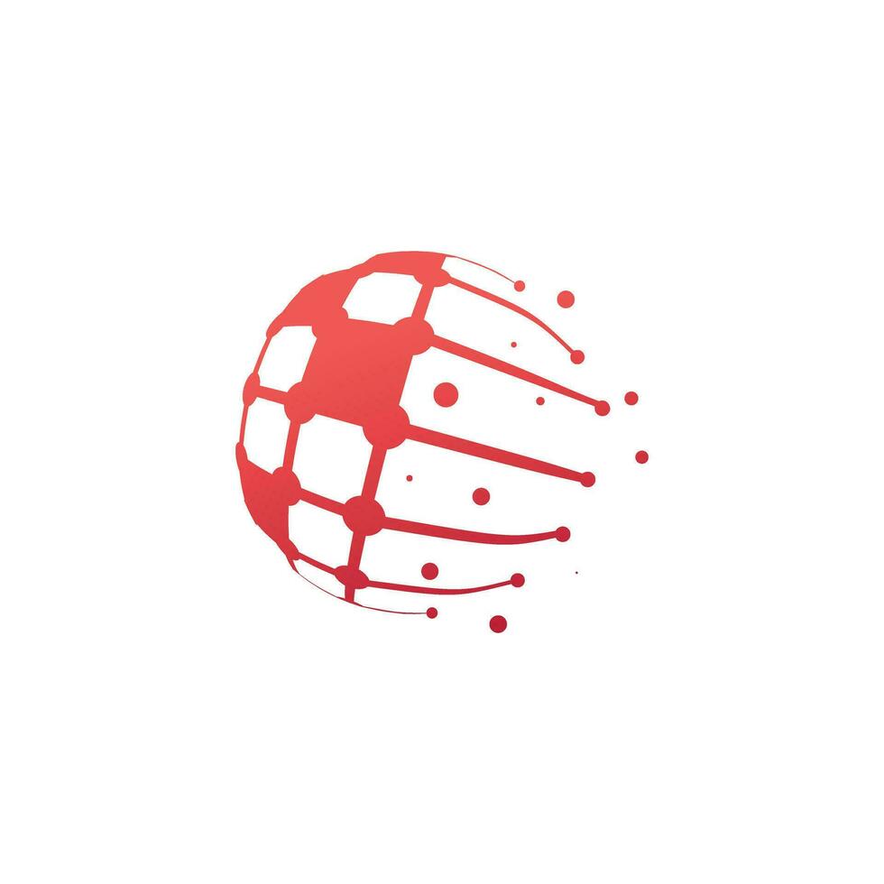 Globe logo design icon element vector with modern style