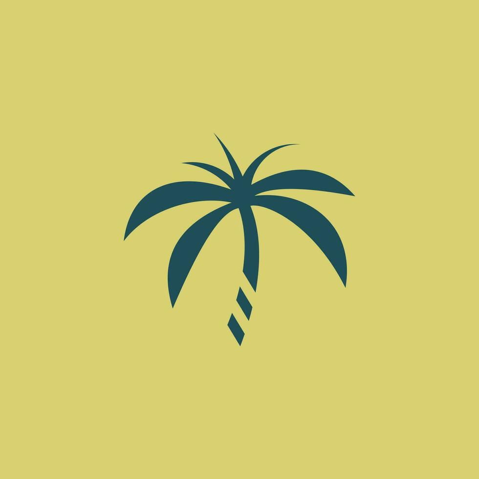 Palm logo design icon element vector idea