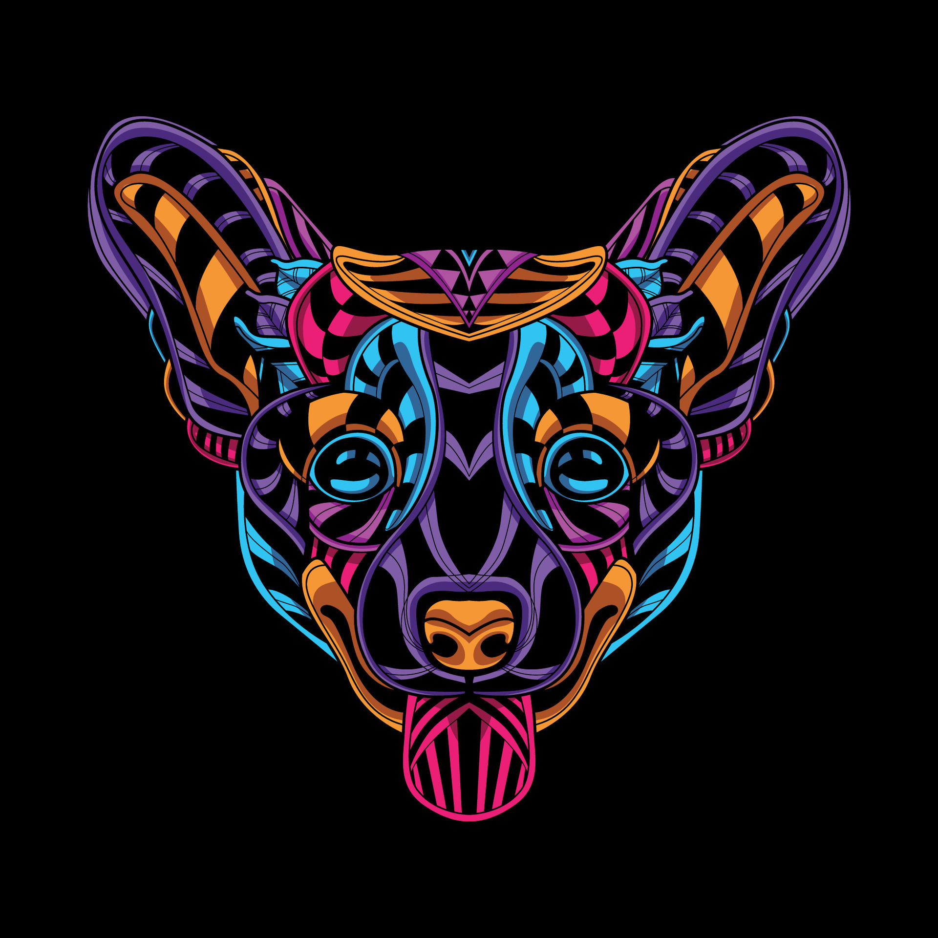 dog-face-pattern-artwork-illustration-27496462-vector-art-at-vecteezy