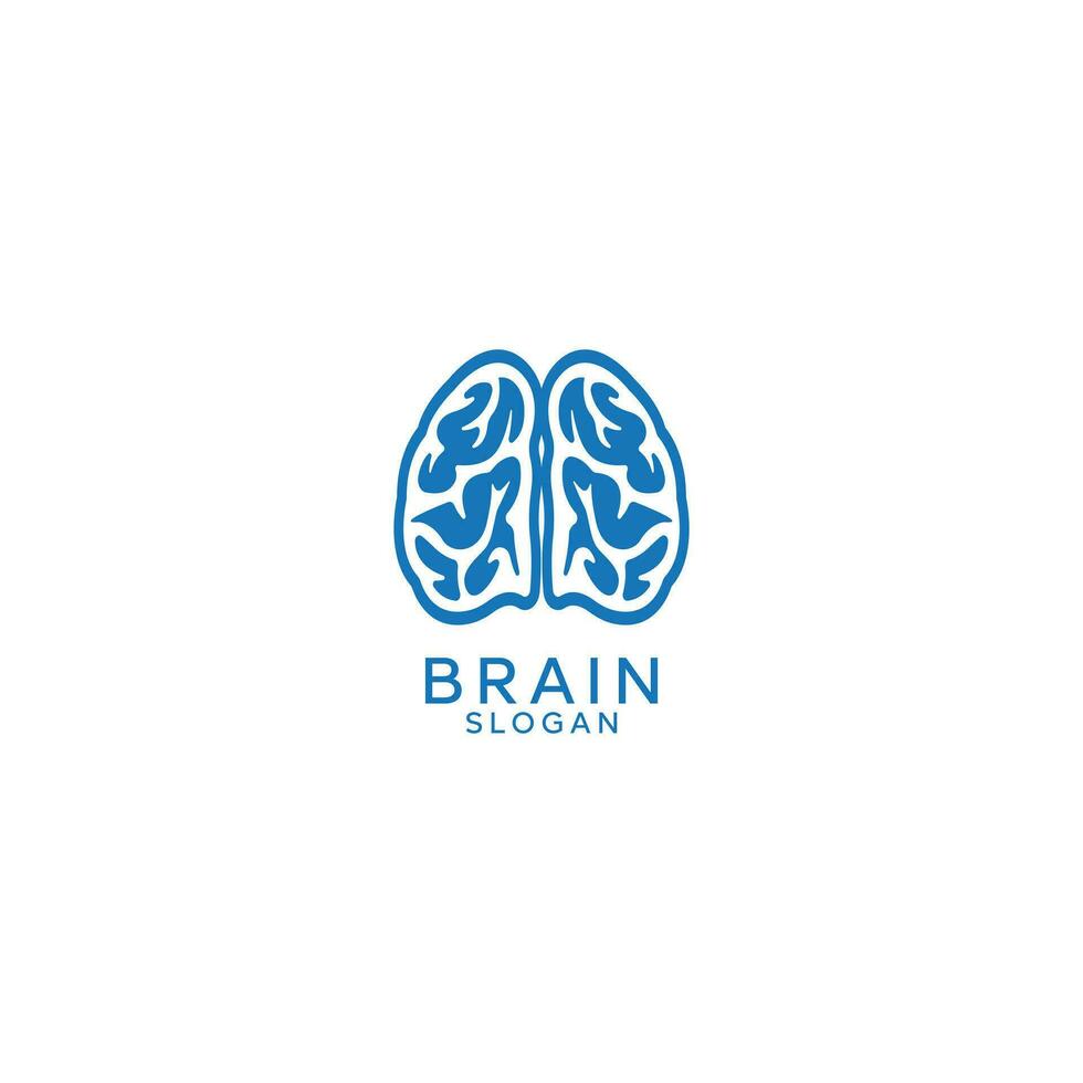 brain connect logo design ready to use vector