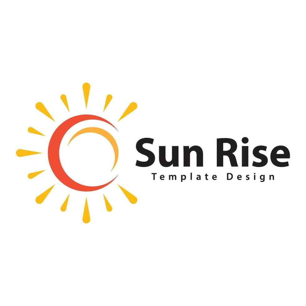 Sun  Logo Vector Design Template