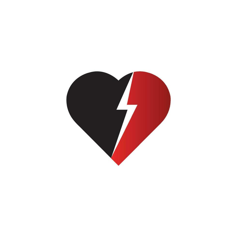 creative heart logo and symbol design vector template