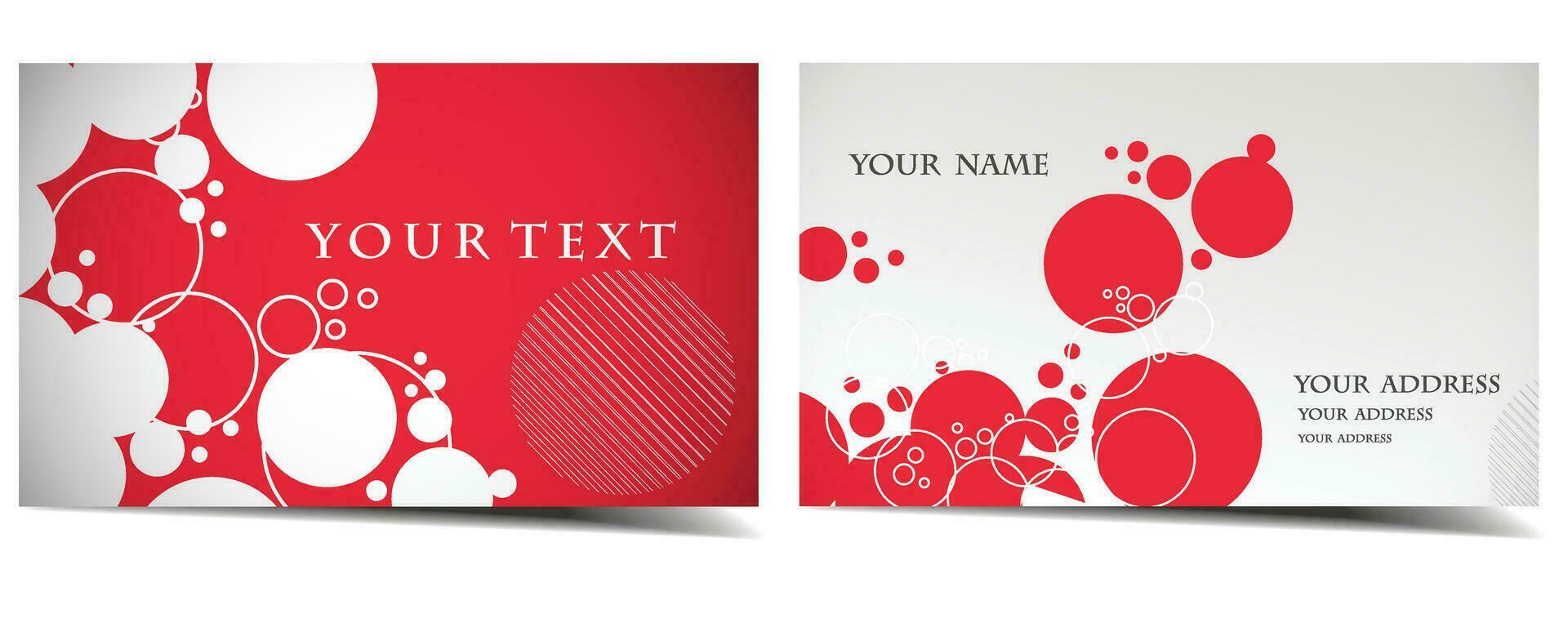 Visiting Card Design Template vector