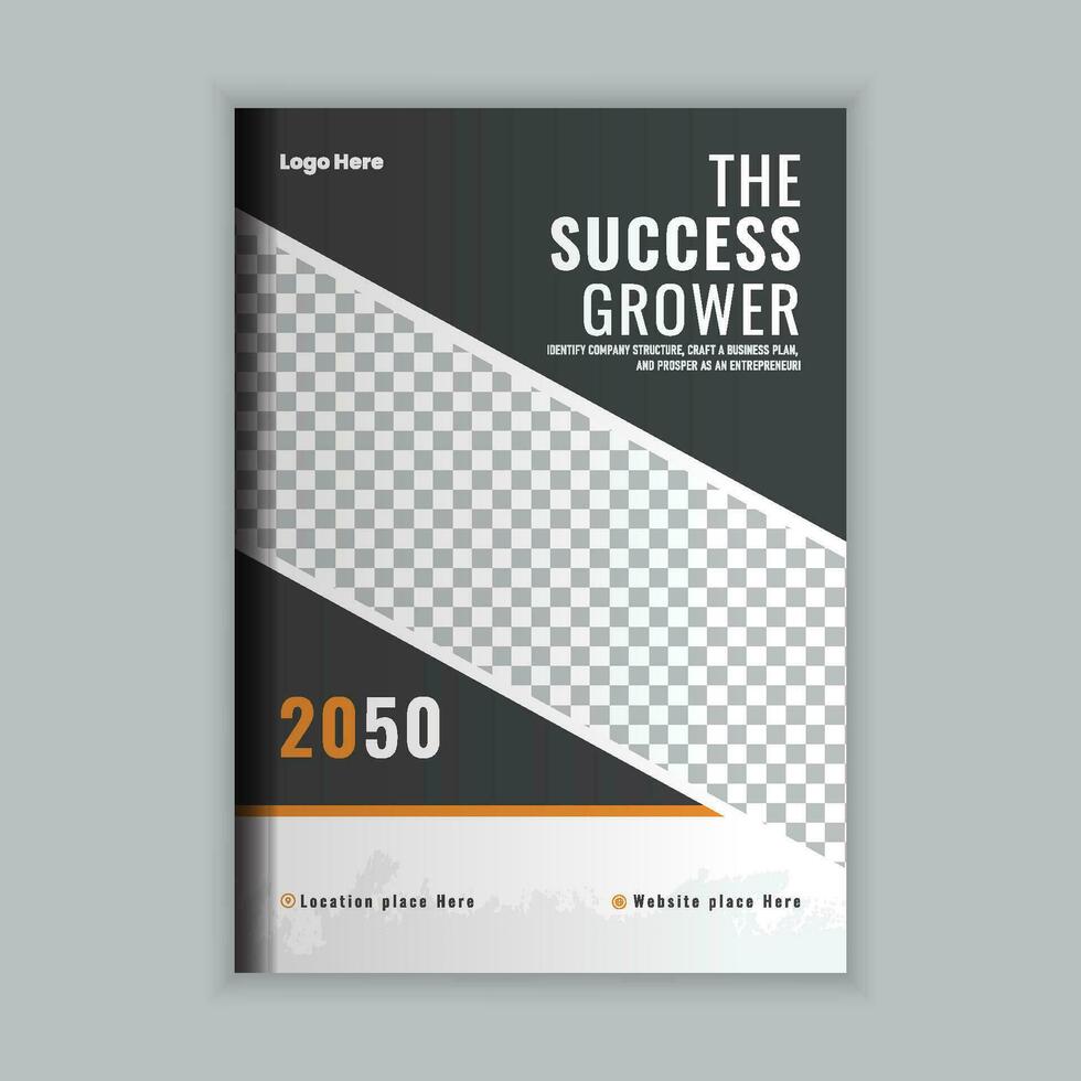 Creative Annual Book Cover Design Template For Your Business vector