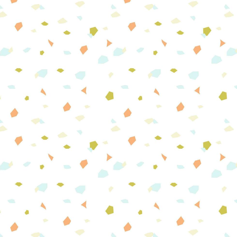 Colorful terrazzo abstract background seamless pattern. vector