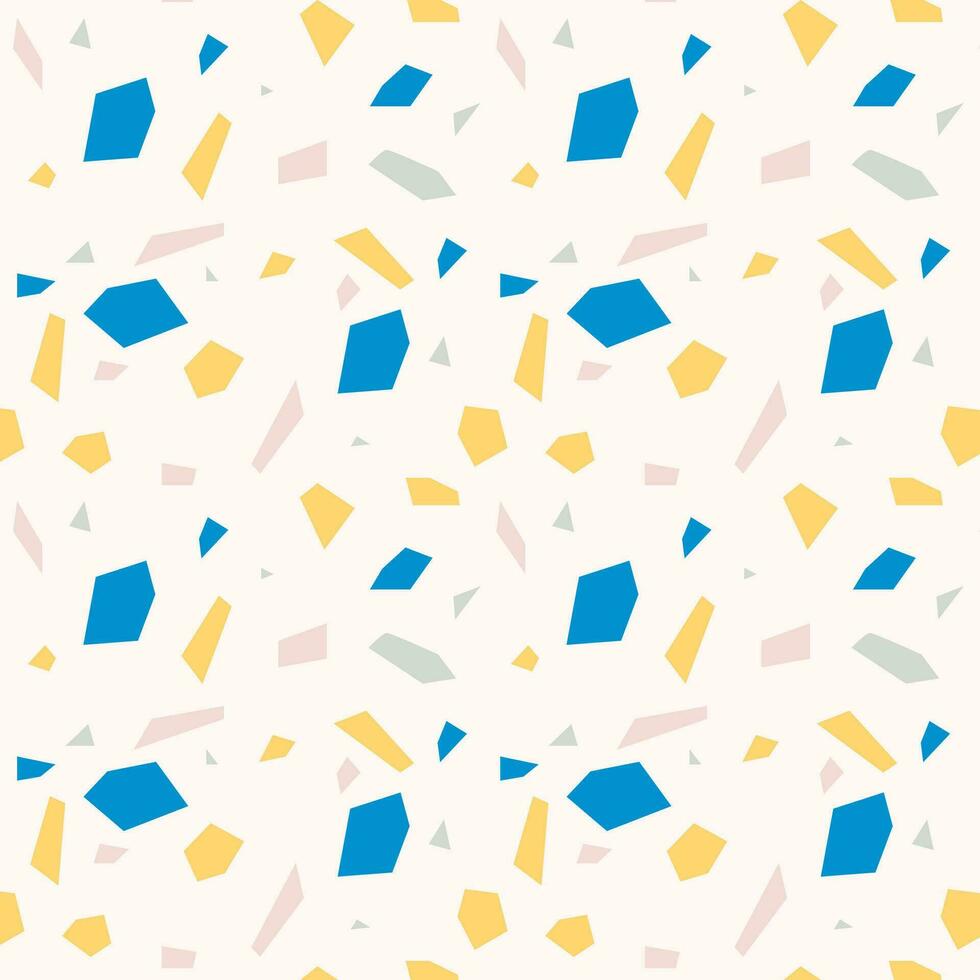 Seamless background with marble pattern. Blue, green, pink, yellow hand drawn on a nude color background. vector