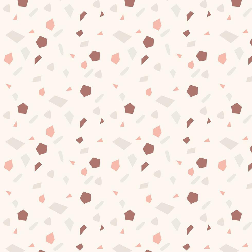 Colorful terrazzo abstract background seamless pattern. vector