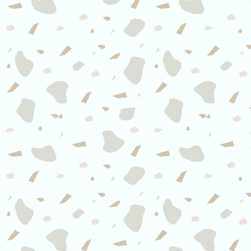 Colorful terrazzo abstract background seamless pattern. vector