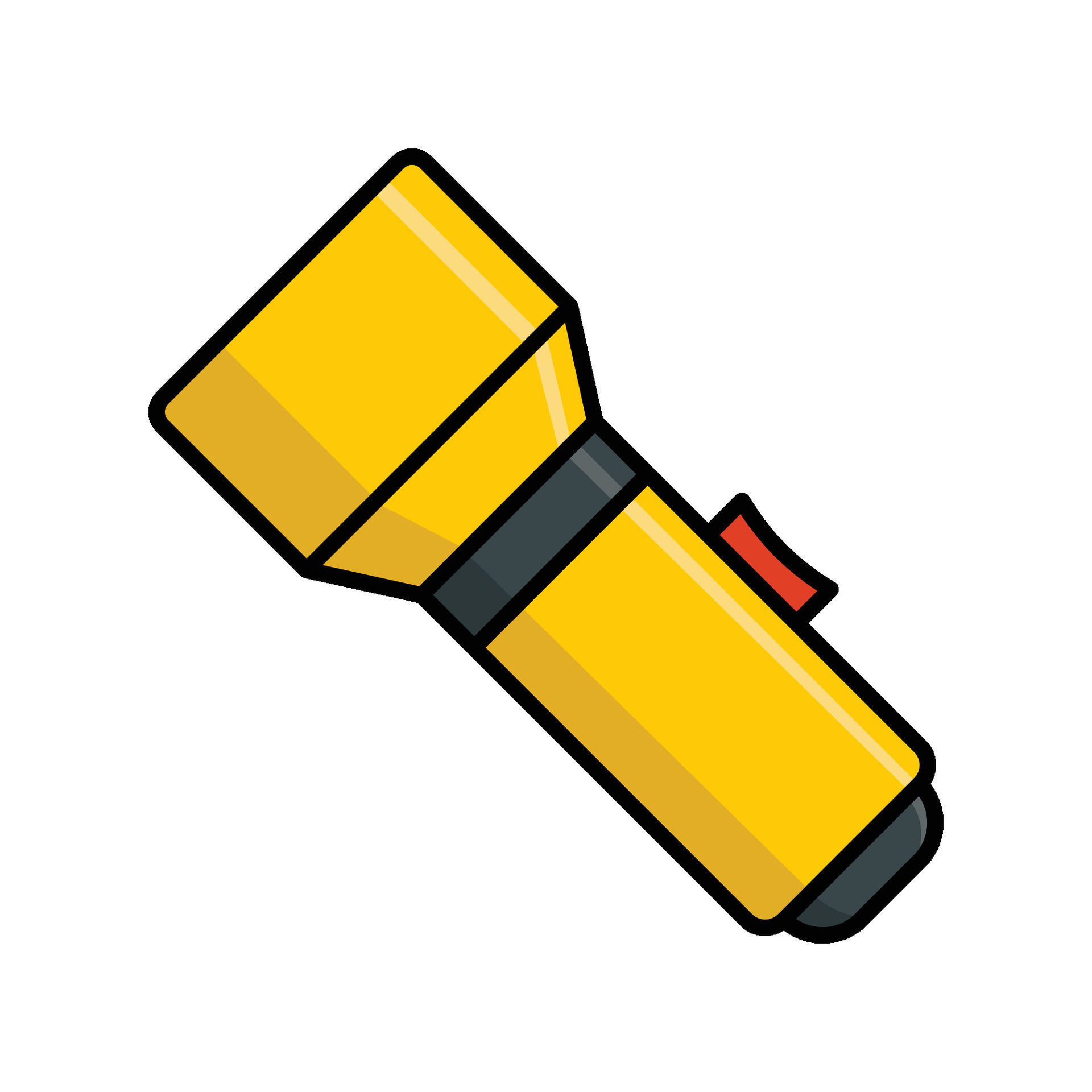 simple flashlight icon