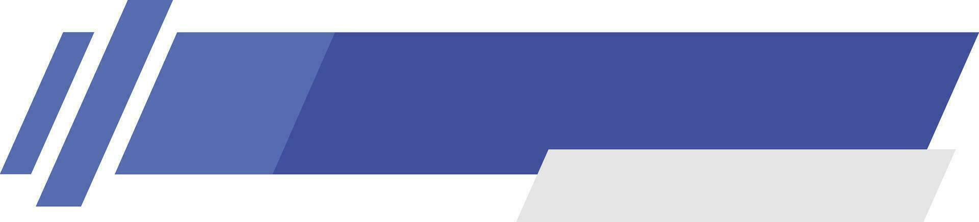 Blue News Lower Third Element vector