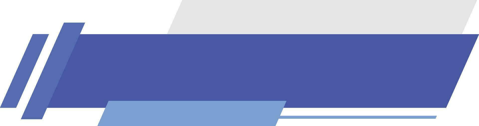 Blue News Lower Third Element vector