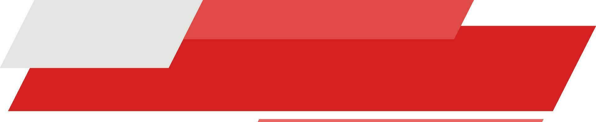 Red News Lower Third Element vector
