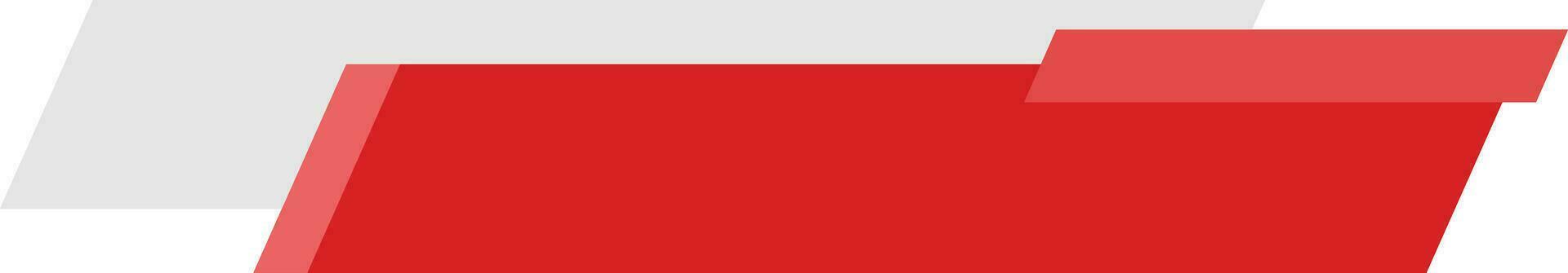 Red News Lower Third Element vector
