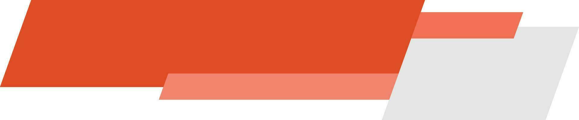 Orange News Lower Third Element vector