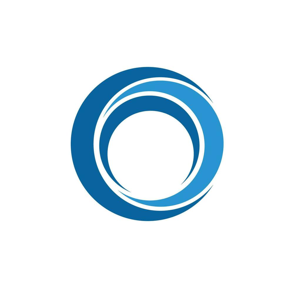 shape of circle logo design template vector