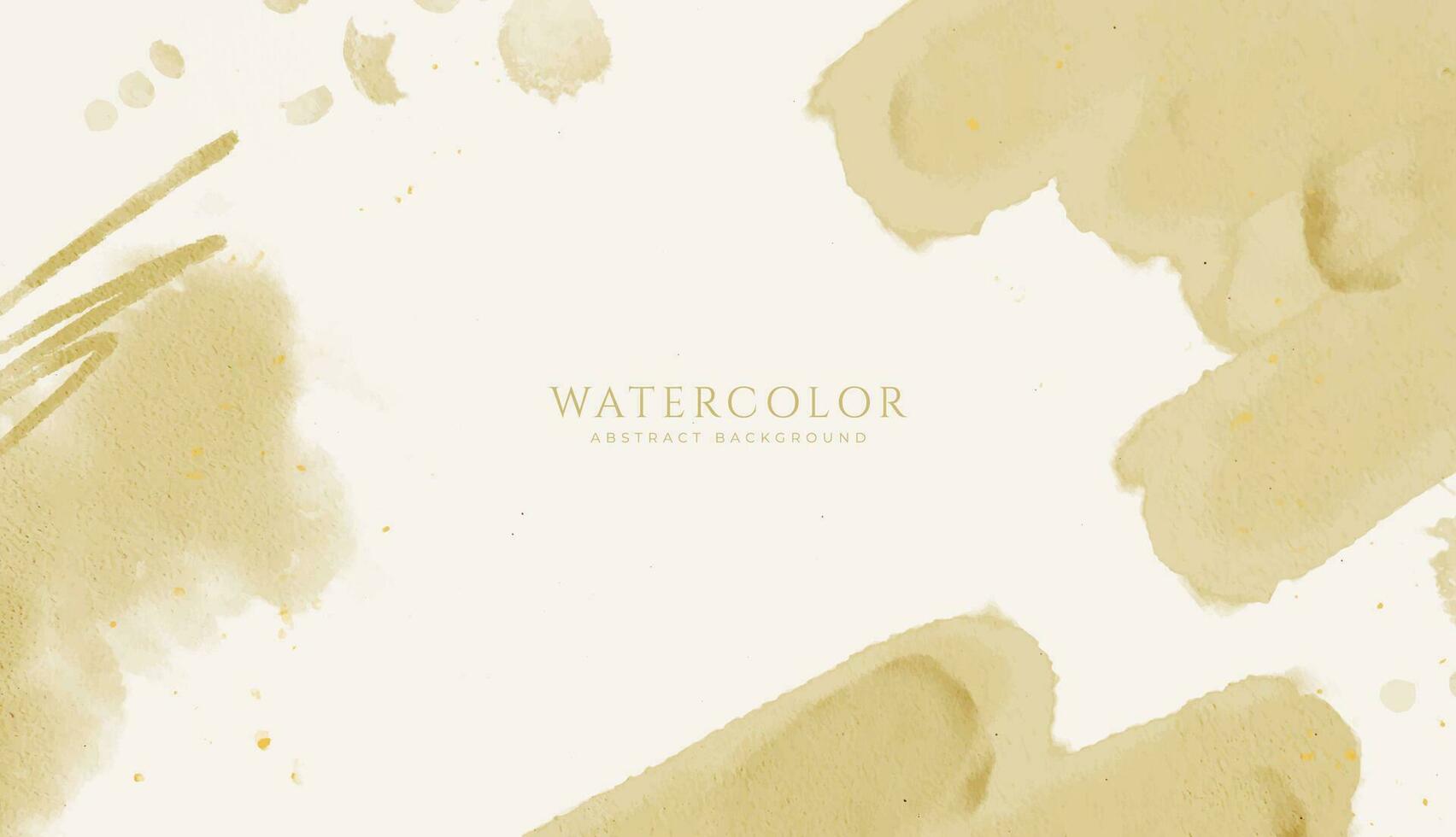 Abstract horizontal watercolor background. Neutral light colored empty space background illustration vector