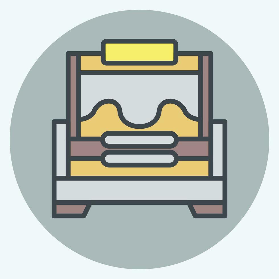 Icon Brood. related to Apiary symbol. color mate style. simple design editable. simple illustration vector