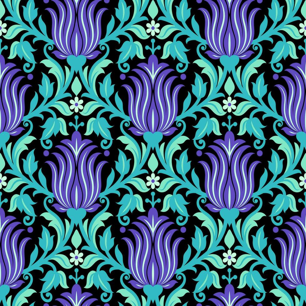 Botanical Seamless. Background Seamless Pattern Geometric Ethnic pattern design  for background, carpet, wallpaper, clothing, wrapping, Batik, fabric, printing textile illustration. vector