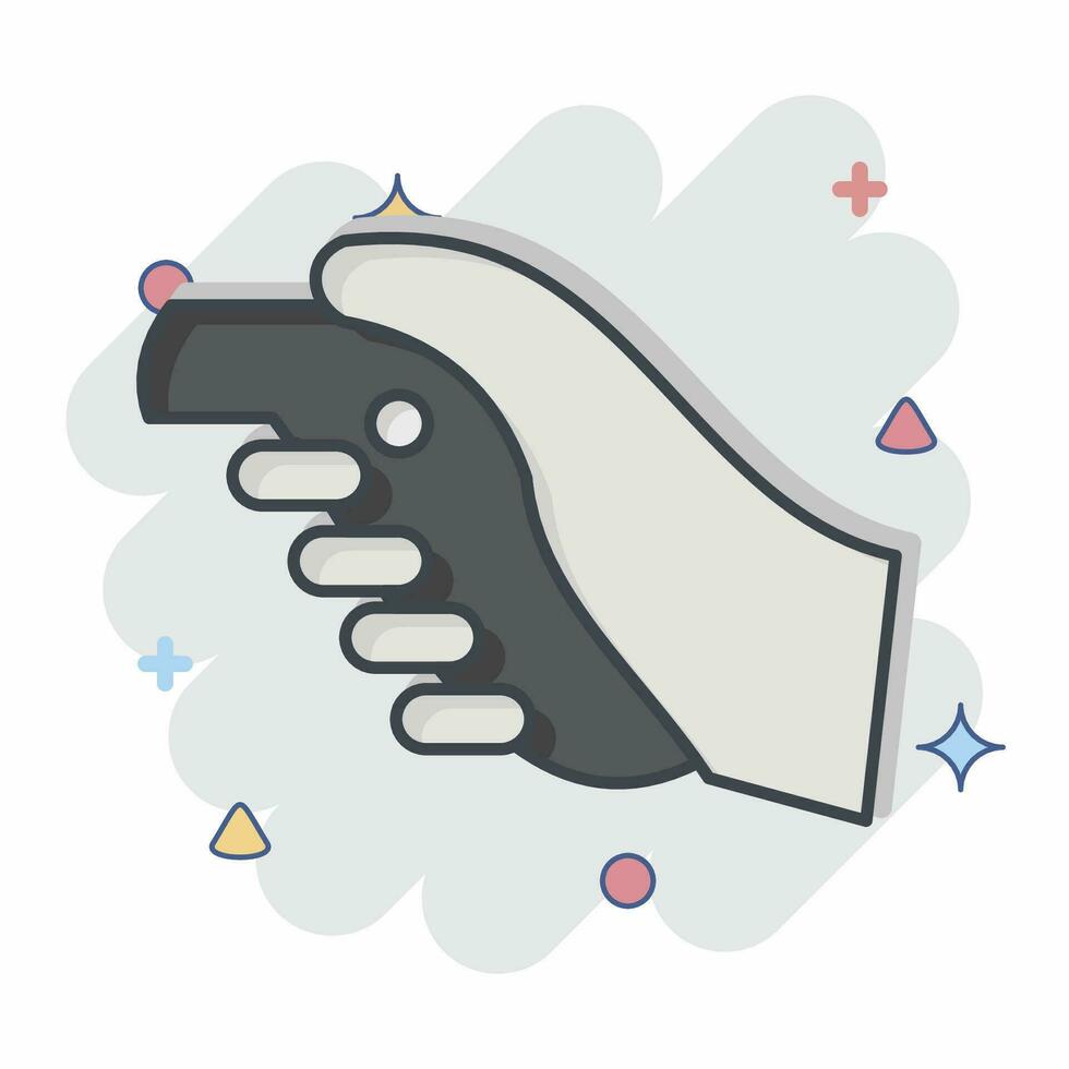 Icon VR Controller. related to 3D Visualization symbol. comic style. simple design editable. simple illustration vector