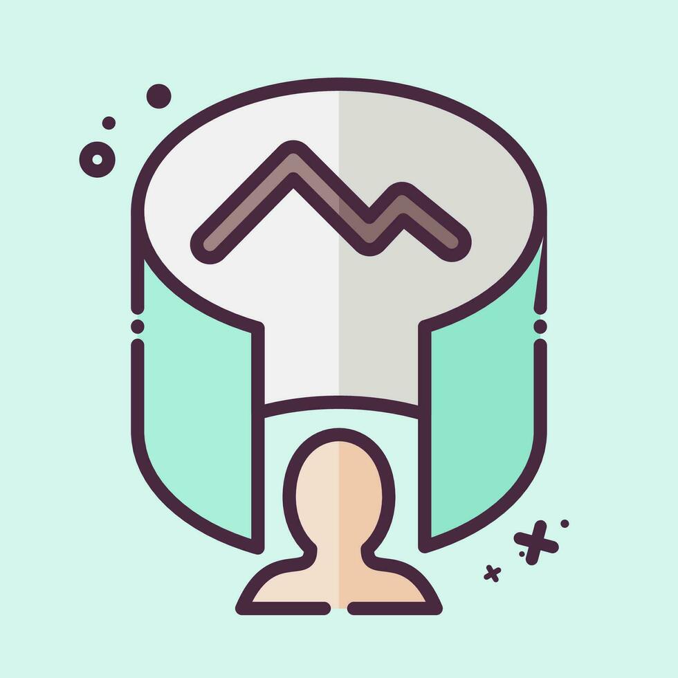 Icon Virtual Tour. related to 3D Visualization symbol. MBE style. simple design editable. simple illustration vector