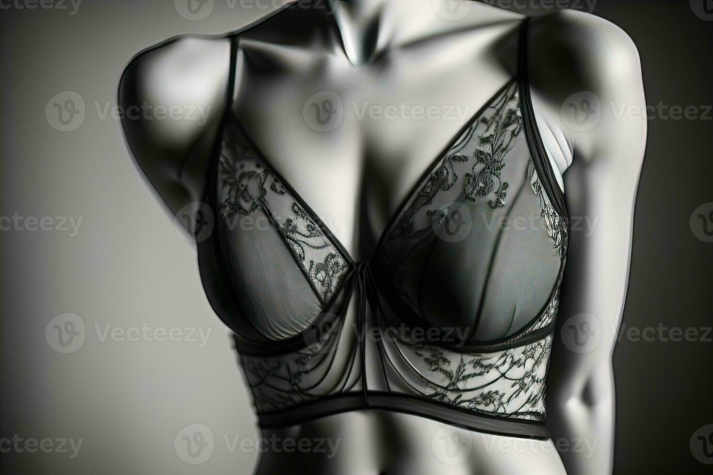 Sensual lingerie on a mannequin. ai generative photo