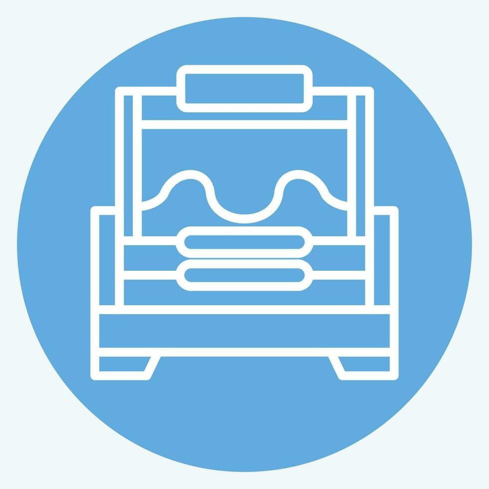 Icon Brood. related to Apiary symbol. blue eyes style. simple design editable. simple illustration vector