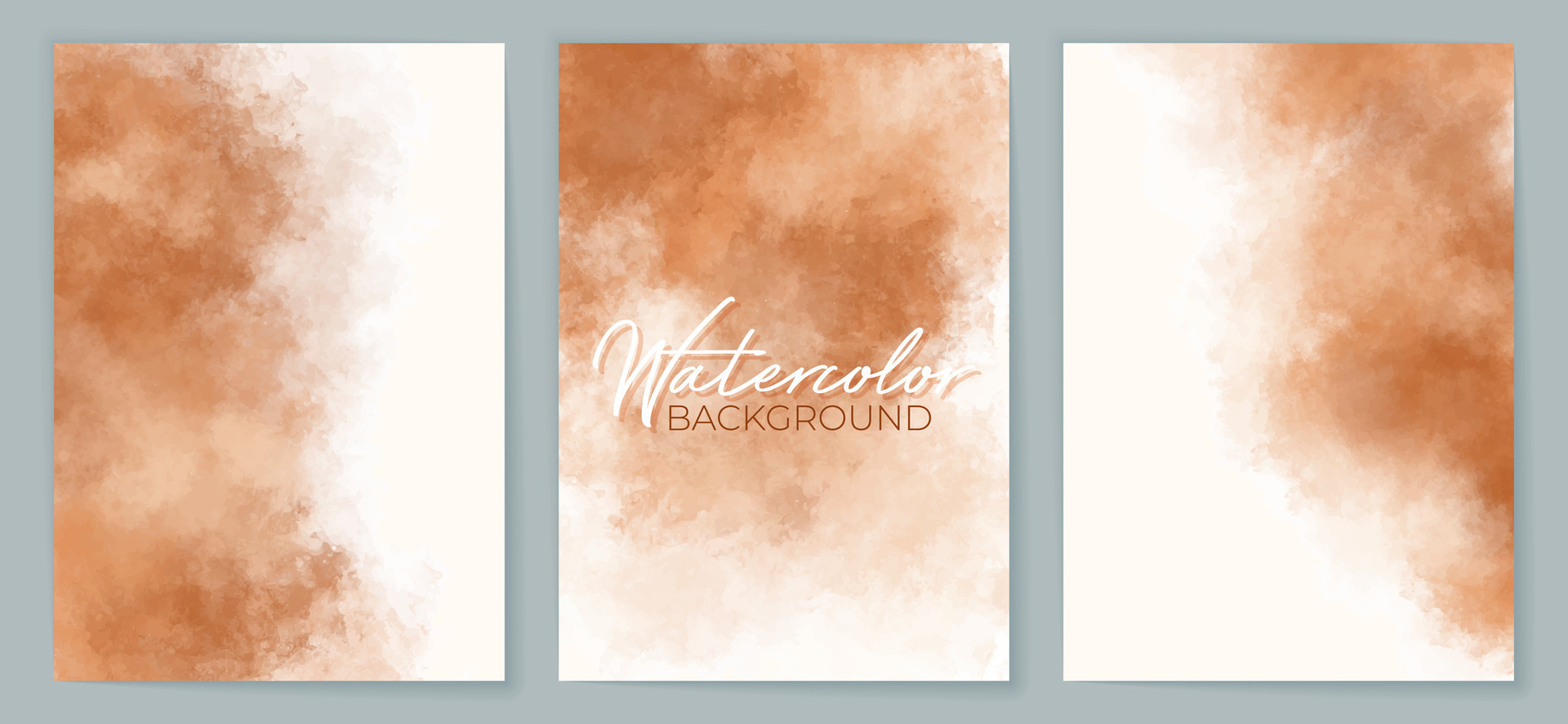 Modern watercolor background, banner or elegant card design for