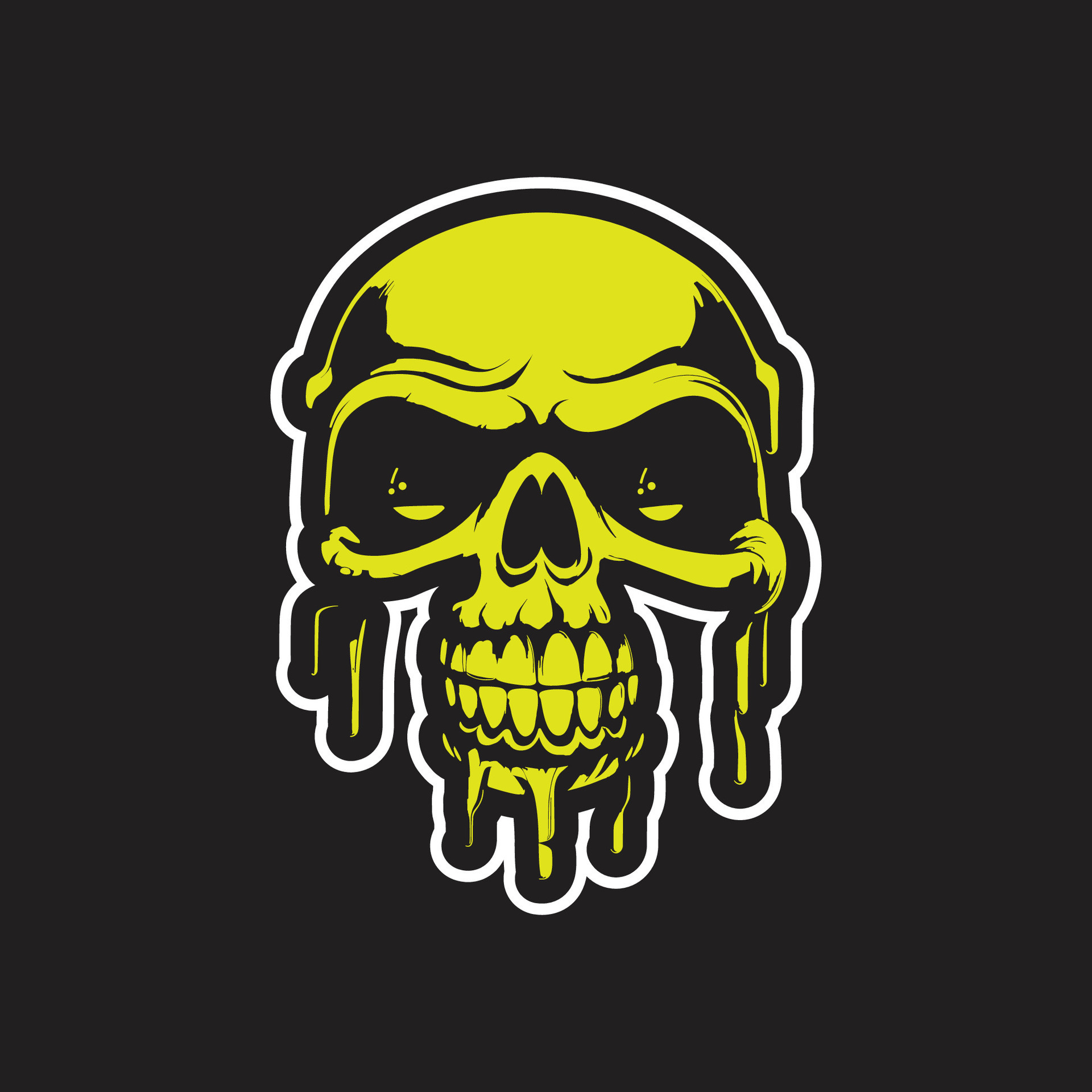 Scary Skull Vector for Halloween Design 27501492 Vector Art at Vecteezy