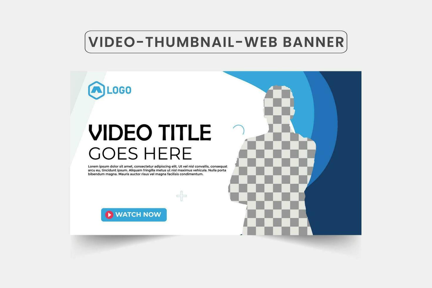 Online business video Thumbnail design for any videos. Editable video thumbnail and web banner for live workshop business template. Video cover photo for social media thumbnail template design vector