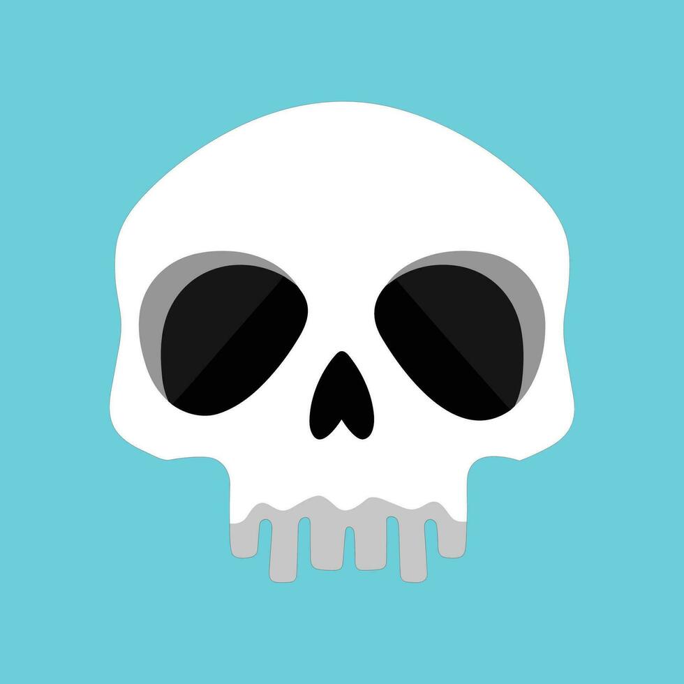 Spooky Skull Halloween Graphic in Vector