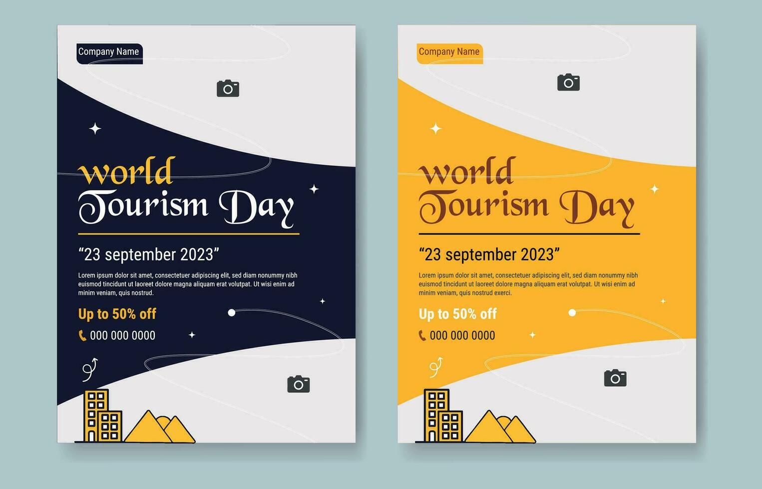 A Realistic world tourism day composition vector