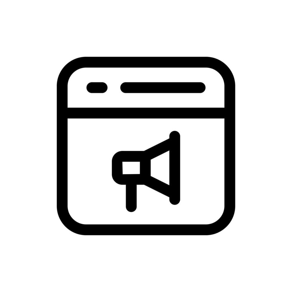 Simple Web icon combined with Play Button icon. The icon can be used for websites, print templates, presentation templates, illustrations, etc vector