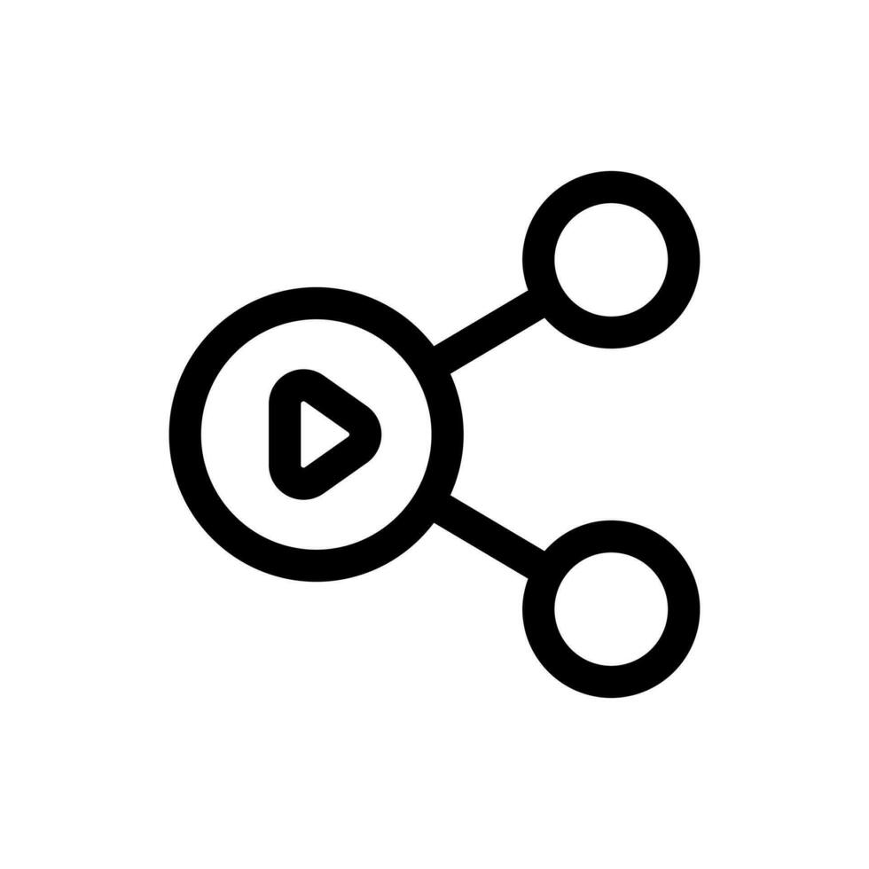 Simple Share icon. The icon can be used for websites, print templates, presentation templates, illustrations, etc vector