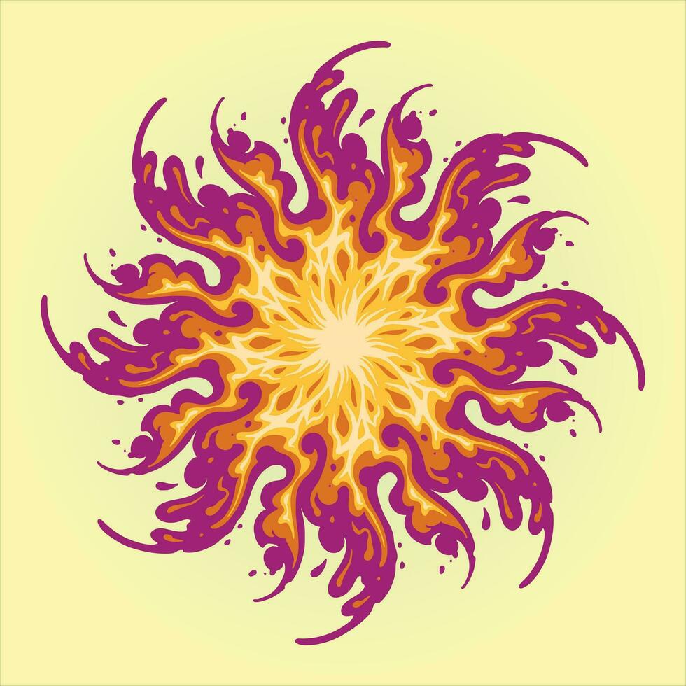 Dynamic spiral fire abstract background texture vector illustrations for your work logo, merchandise t-shirt, stickers and label designs, poster, greeting cards advertising business company