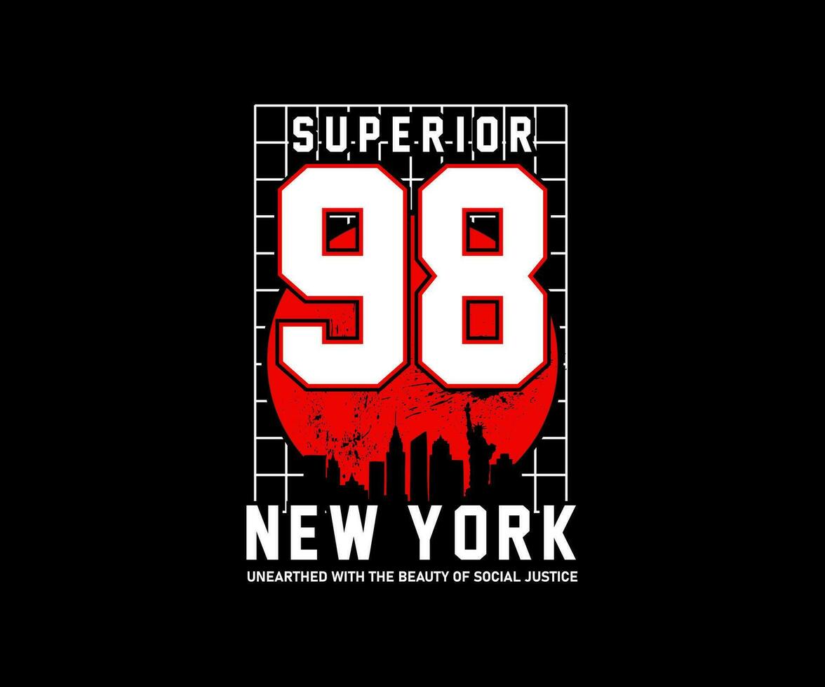 new york slogan typography vector graphic, for typographic poster or t shirts streetwear and Urban style