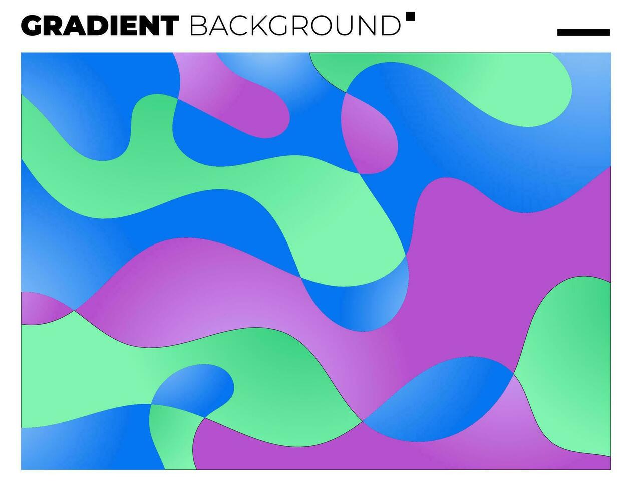 Gradient Smooth and Vibrant Color Background for Cover, Poster, Magazine, Book. vector