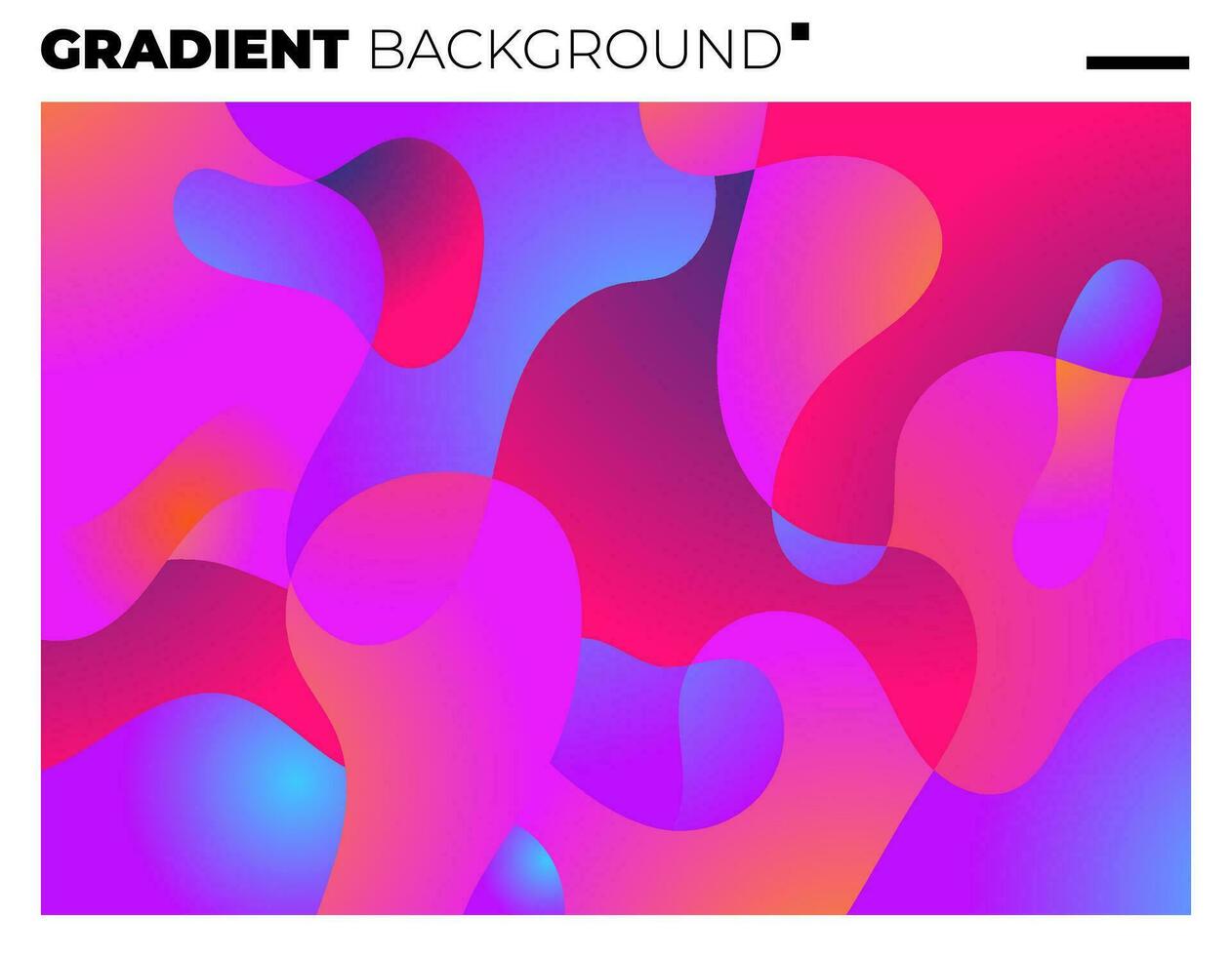 Gradient Smooth and Vibrant Color Background for Cover, Poster, Magazine, Book. vector