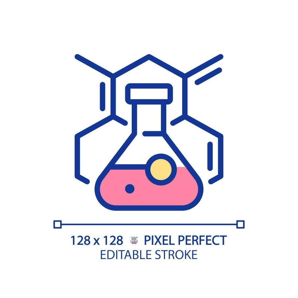 STEM activities pixel perfect RGB color icon. Interesting experiments at lessons. Motivate students to learn more. Isolated vector illustration. Simple filled line drawing. Editable stroke