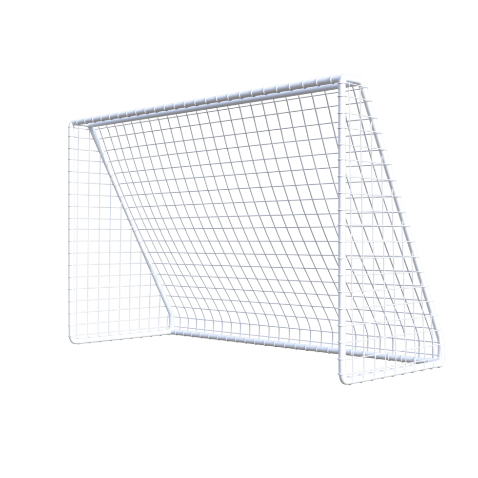 soccer goal net on a white background png