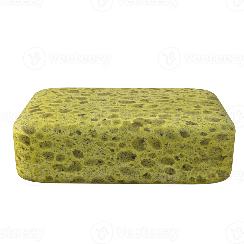 a yellow sponge on a transparent background 27504356 PNG