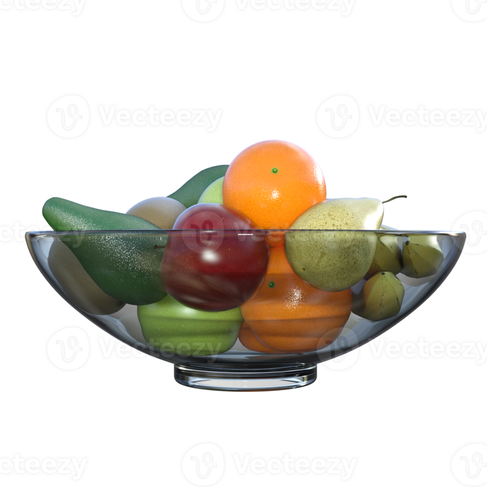 a bowl of fruit on a table with a transparent background 27504401 PNG