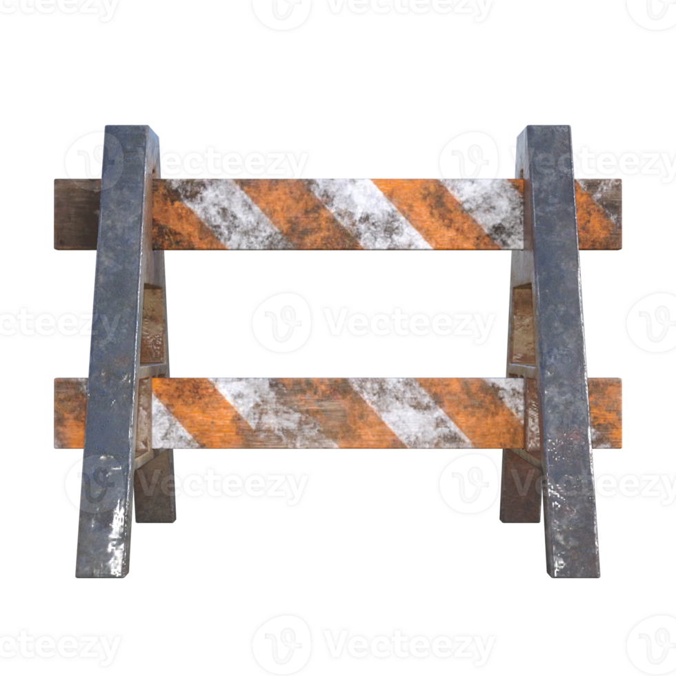 a wooden barricade on a transparent background png