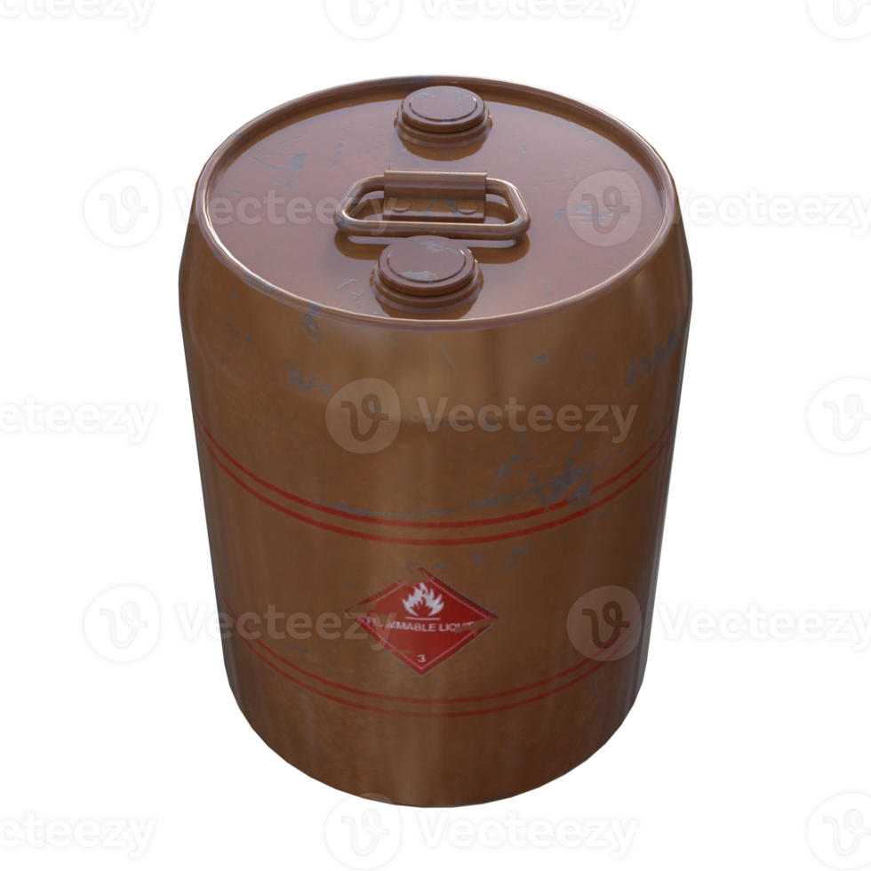 a barrel with a black and white stripe png